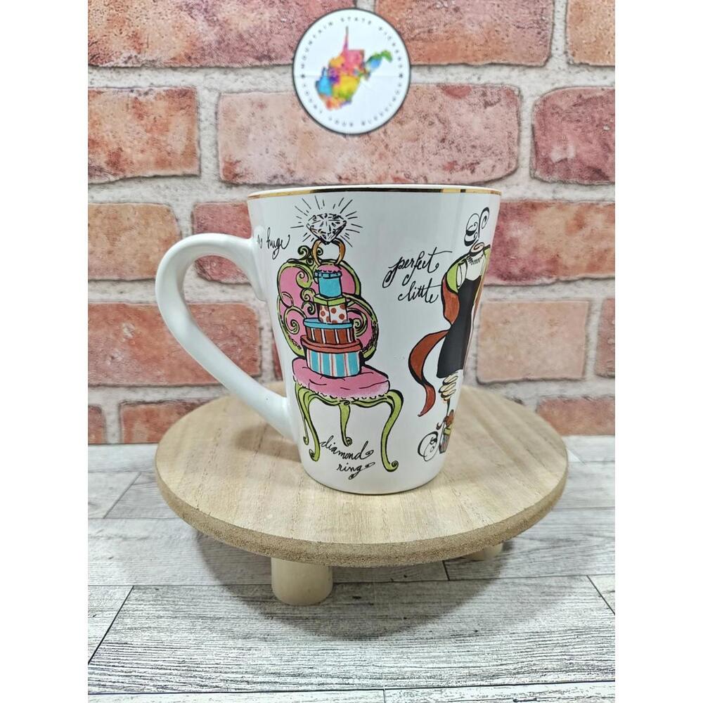 Rosanna Studio Mug All I Want For Christmas Is all over print Fashion Coffee Cup